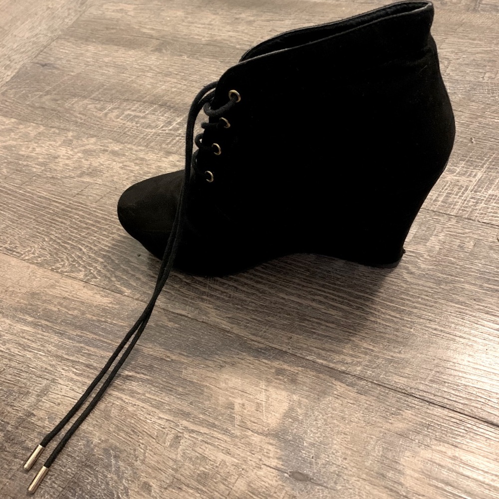 Suede heel boots โจ - Picture 5 of 5